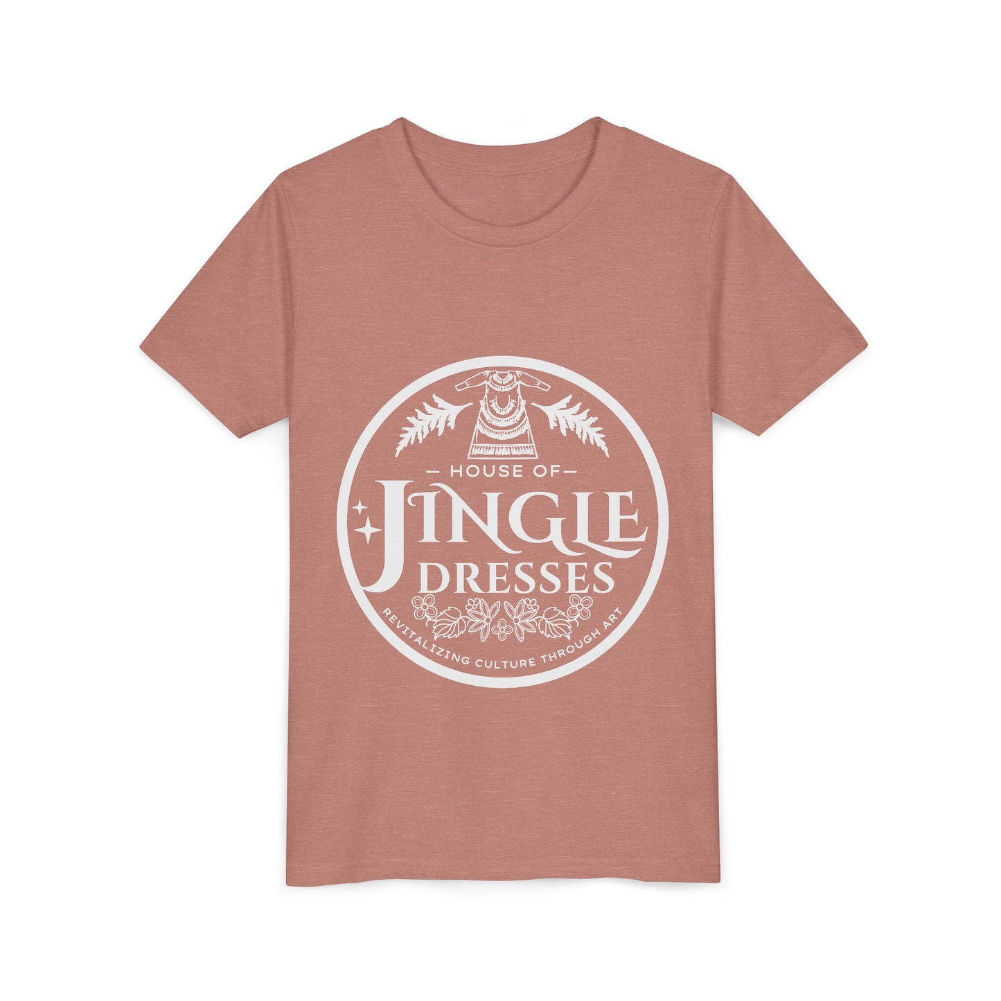 House of Jingle Dresses Youth Short Sleeve Tee - Fun Holiday Vibes