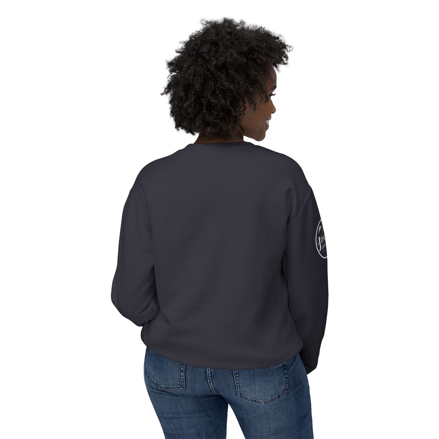 Ledger & Floral Unisex Lightweight Crewneck Sweatshirt