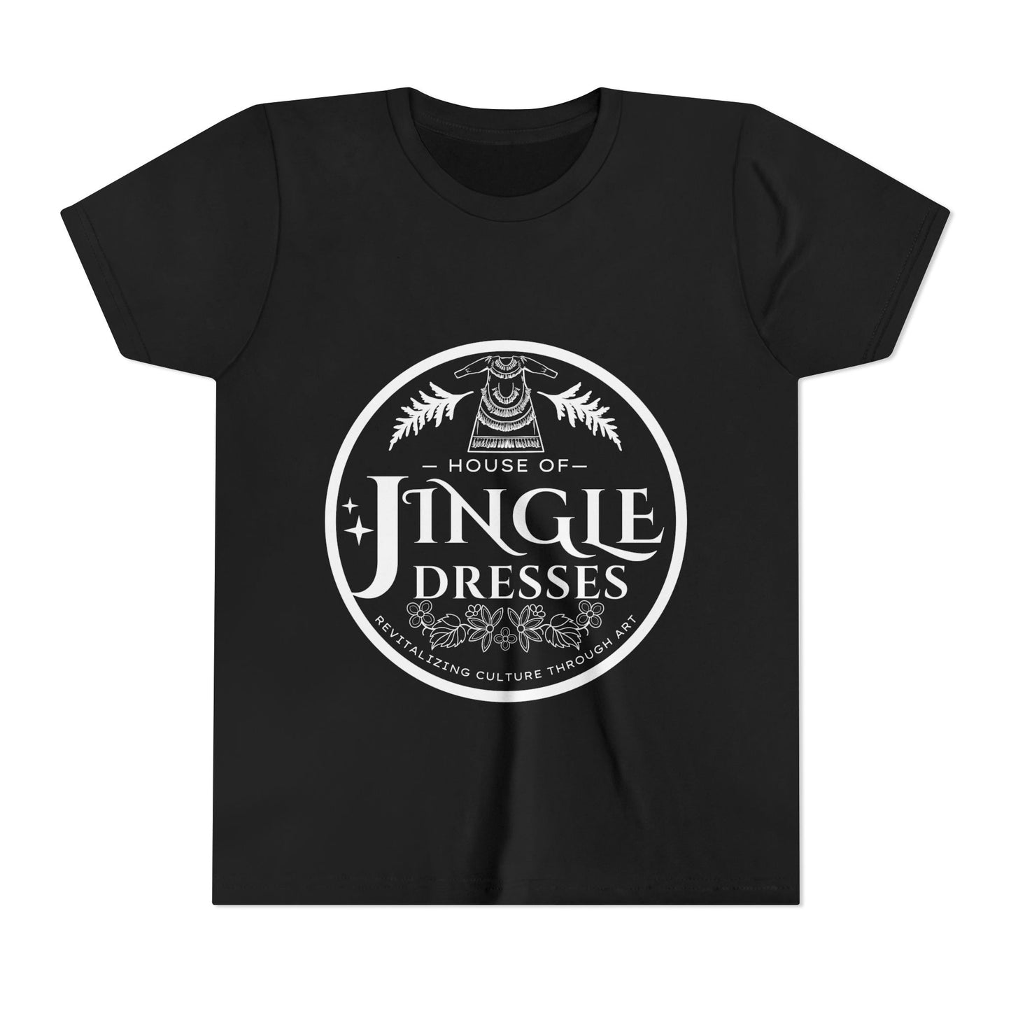 House of Jingle Dresses Youth Short Sleeve Tee - Fun Holiday Vibes