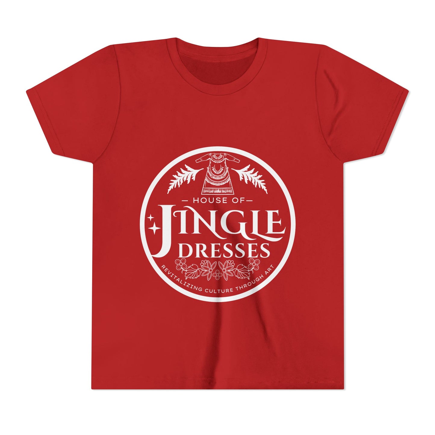 House of Jingle Dresses Youth Short Sleeve Tee - Fun Holiday Vibes